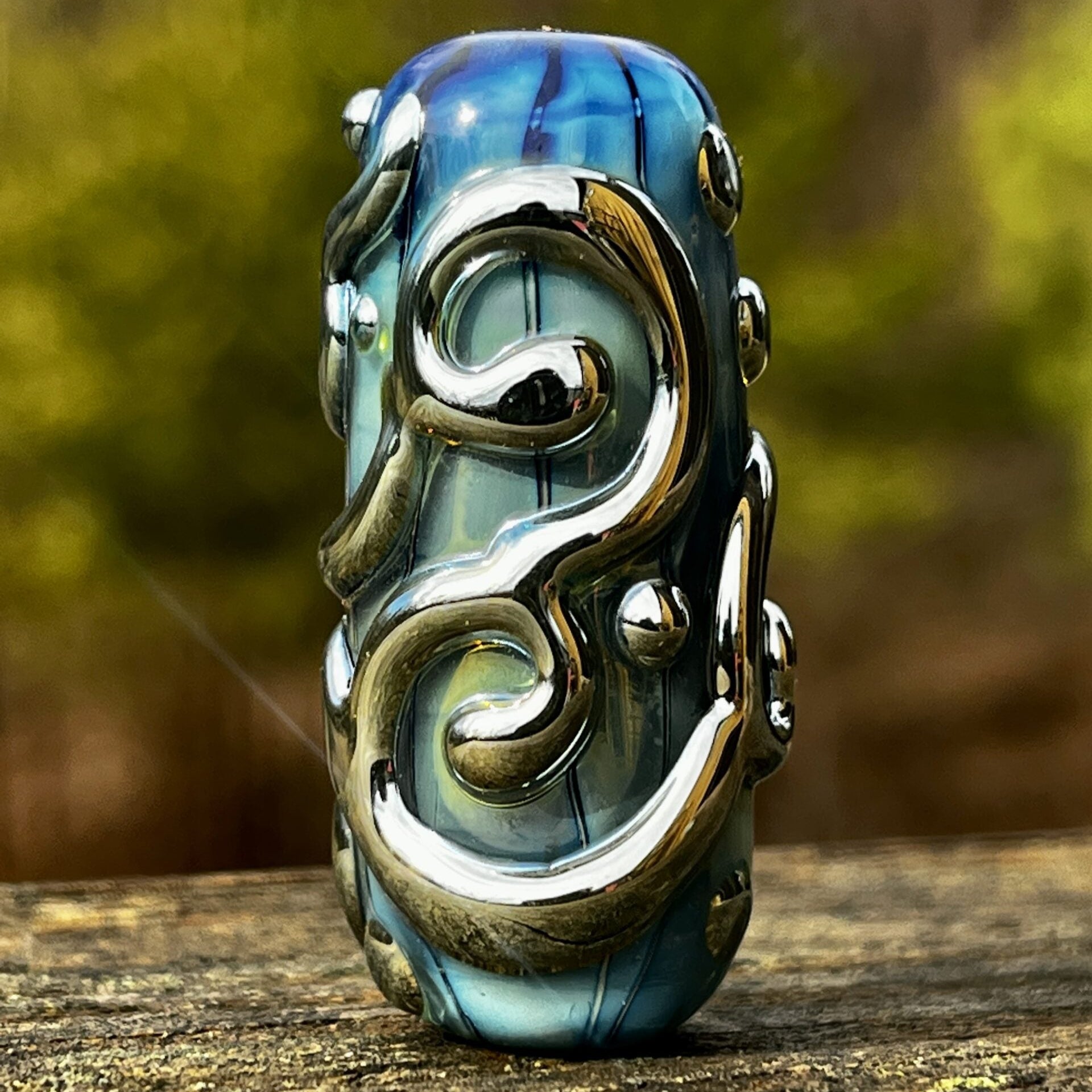 Arke 2 Double Helix Glass Rod – Frantz Art Glass a Perle di Vetro Company