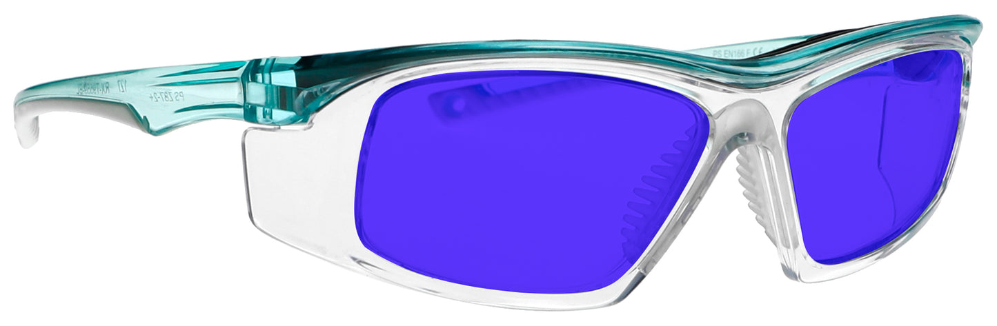 Teal Sodium Flare Poly Lampworking Glasses