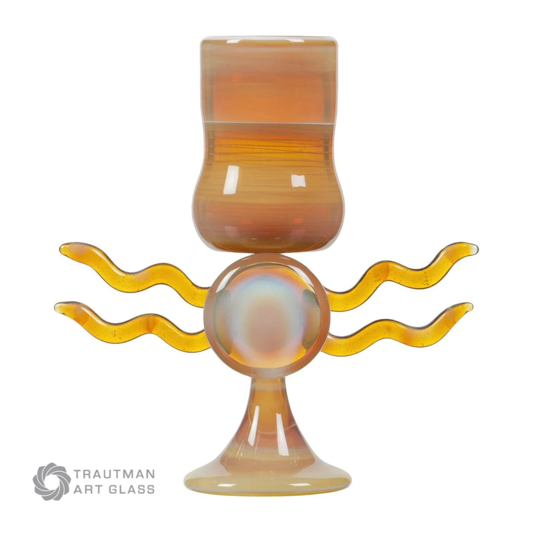 Yellow Elvis COE 33 Trautman Art Glass Rod