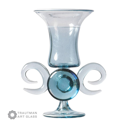 Light Blue Stardust COE 33 Trautman Art Glass Rod
