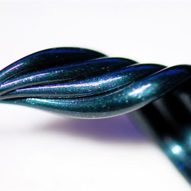 Heavy Blue Leprechaun COE 33 Trautman Art Glass Rod